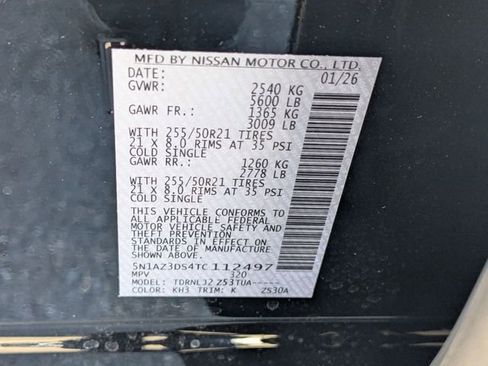 New 2026 Nissan Murano Platinum image 36