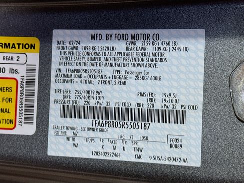Used 2024 Ford Mustang Dark Horse RWD image 32