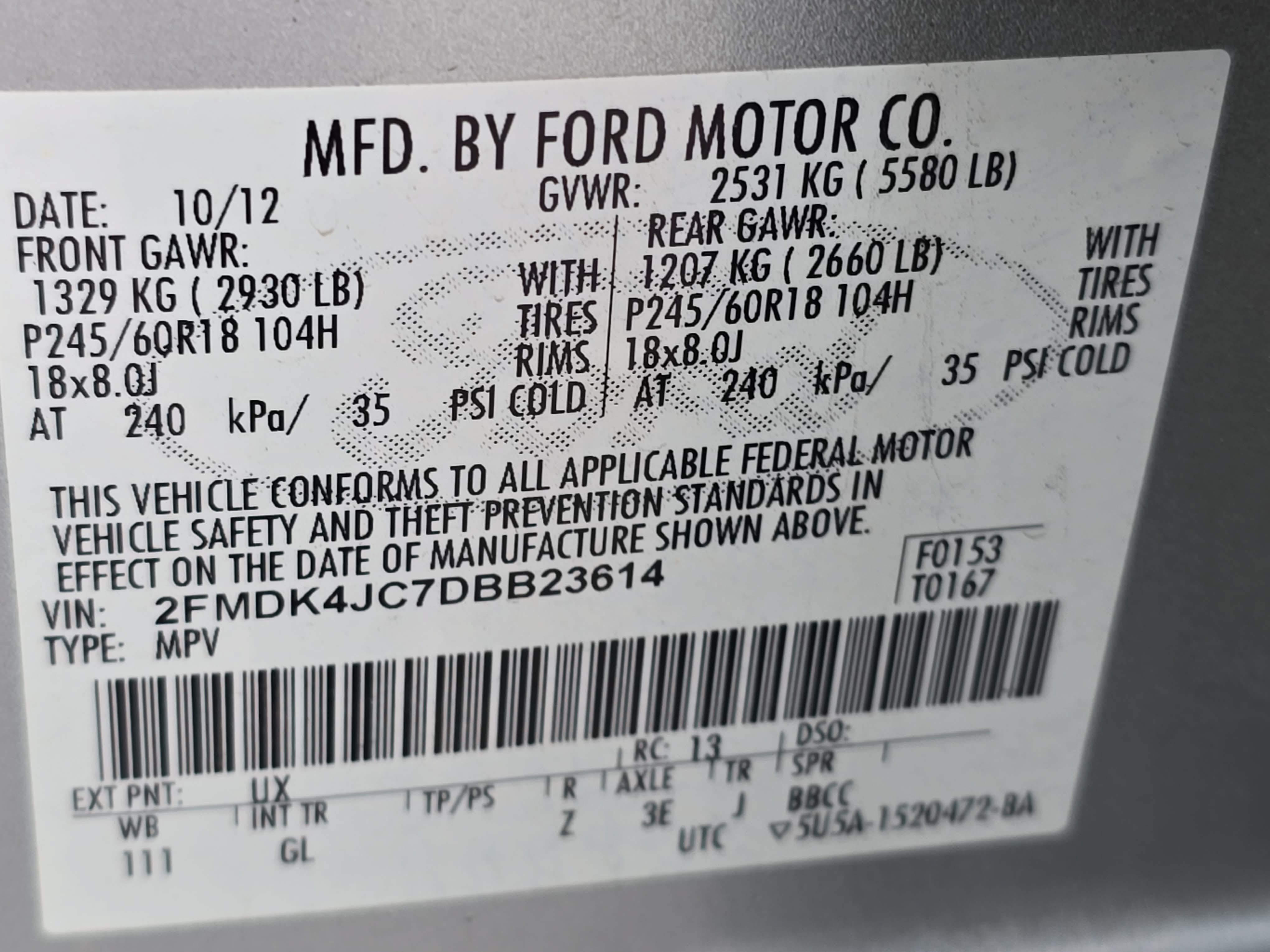 Used 2013 Ford Edge SEL AWD/4WD image 35