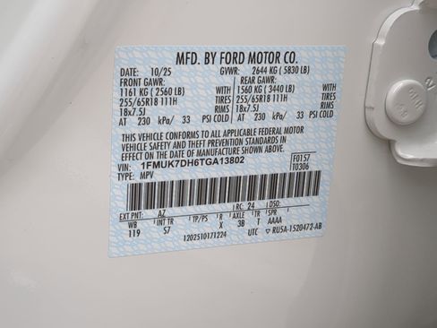 New 2026 Ford Explorer Active w/ Active Comfort Package image 68