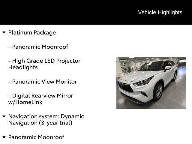 Used 2022 Toyota Highlander Platinum AWD/4WD image 7