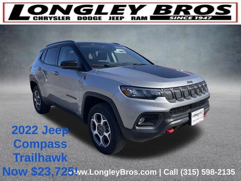 Used 2022 Jeep Compass Trailhawk w/ Sun and Sound Group AWD/4WD image 1