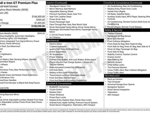 Certified 2024 Audi e-tron GT Premium Plus image 45