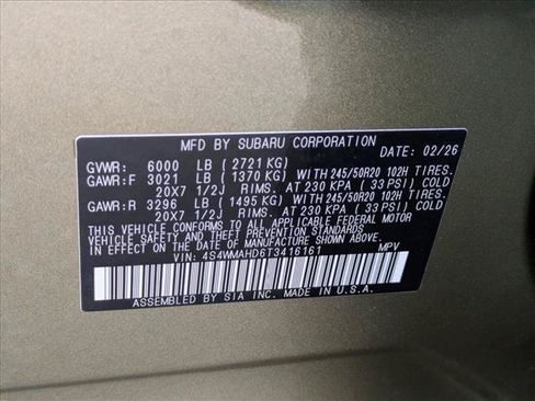 New 2026 Subaru Ascent Limited Bronze AWD/4WD image 18