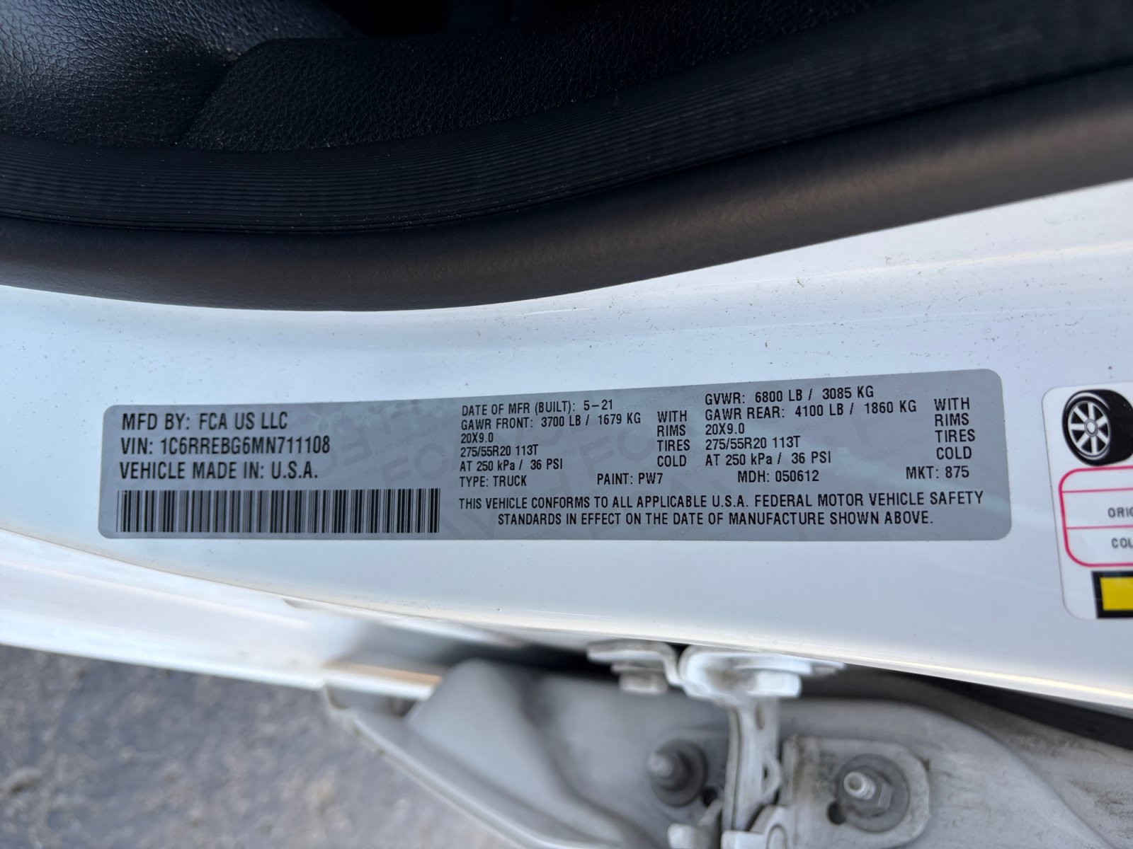 Used 2021 RAM 1500 Big Horn RWD image 30