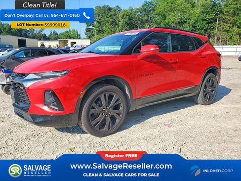 Used 2019 Chevrolet Blazer RS w/ Sun and Wheels Package FWD image 1