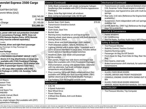 Used 2017 Chevrolet Express 2500 image 10