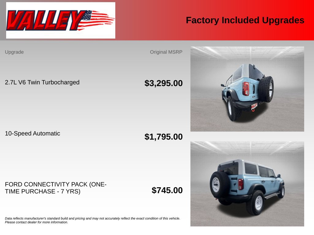 New 2026 Ford Bronco Heritage Edition AWD/4WD image 4