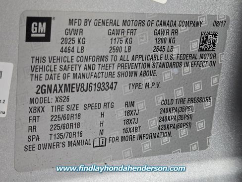 Used 2018 Chevrolet Equinox Premier image 13