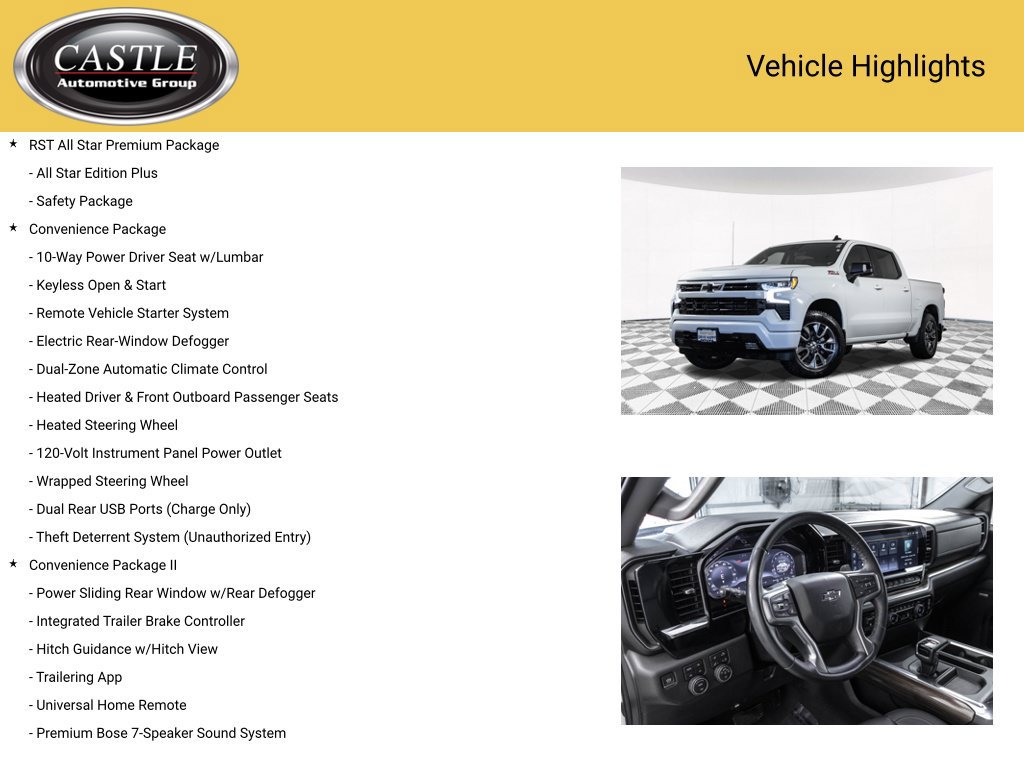 Certified 2023 Chevrolet Silverado 1500 RST w/ RST All Star Premium Package AWD/4WD image 12