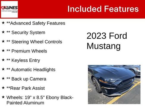 Used 2023 Ford Mustang GT w/ Equipment Group 301A RWD image 4