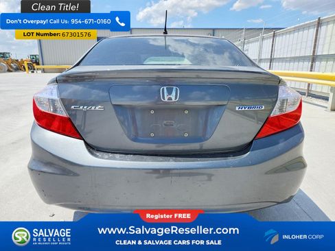 Used 2012 Honda Civic Hybrid Sedan image 8