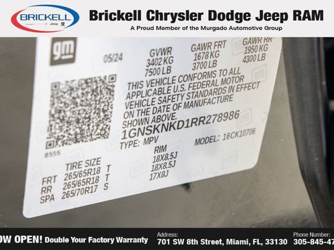 Used 2024 Chevrolet Tahoe LT AWD/4WD image 33
