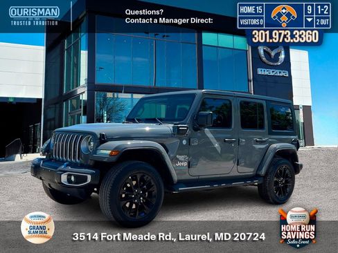 Used 2023 Jeep Wrangler Unlimited Sahara AWD/4WD image 2