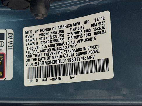 Used 2013 Honda CR-V LX image 12