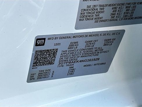 Used 2022 GMC Sierra 1500 Pro w/ Convenience Package image 30