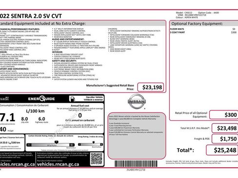 Used 2022 Nissan Sentra SV image 31