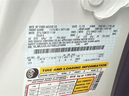 New 2025 Lincoln Navigator Reserve w/ Jet Appearance Package image 36