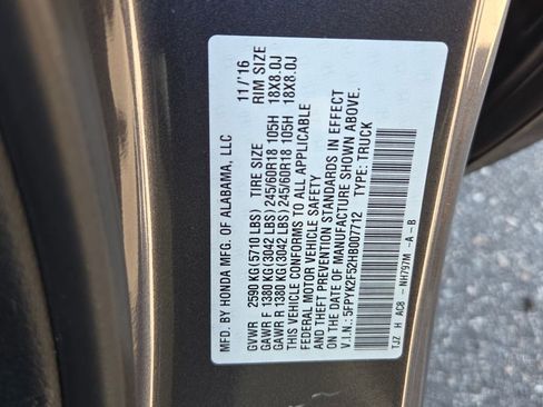 Used 2017 Honda Ridgeline RTL image 6