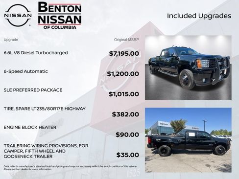 Used 2012 GMC Sierra 3500 SLE w/ SLE Preferred Package AWD/4WD image 7
