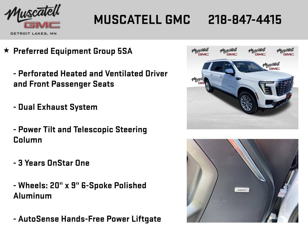 Used 2026 GMC Yukon XL Denali w/ Sun & Power Step Package AWD/4WD image 12