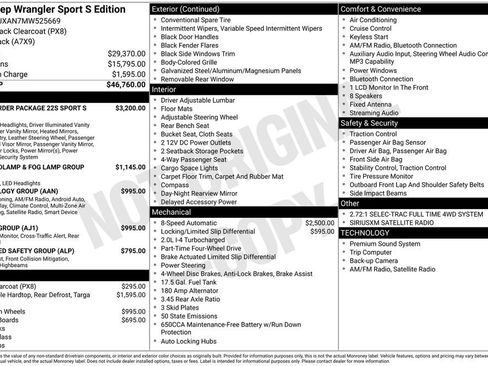 Certified 2021 Jeep Wrangler Sport S image 10