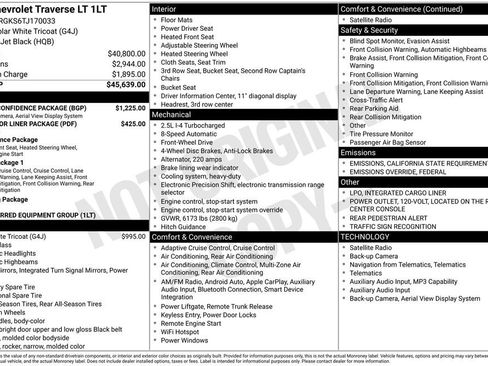 New 2026 Chevrolet Traverse LT w/ Driver Confidence Package image 4