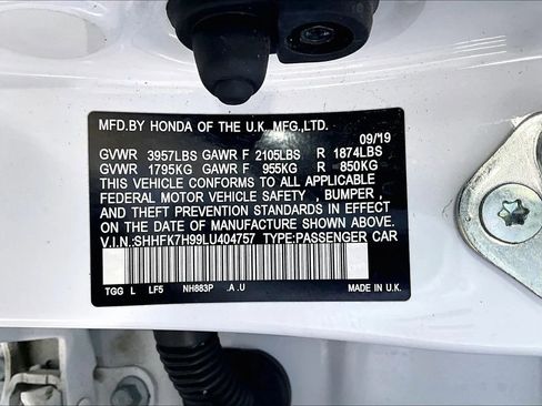 Used 2020 Honda Civic Sport Touring image 16