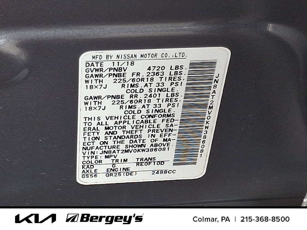 Used 2019 Nissan Rogue SV w/ Premium Package AWD/4WD image 29