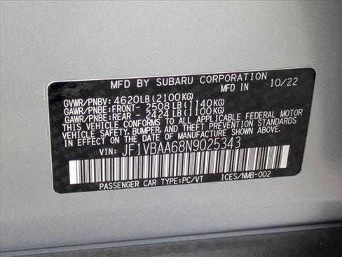 Used 2022 Subaru WRX image 24