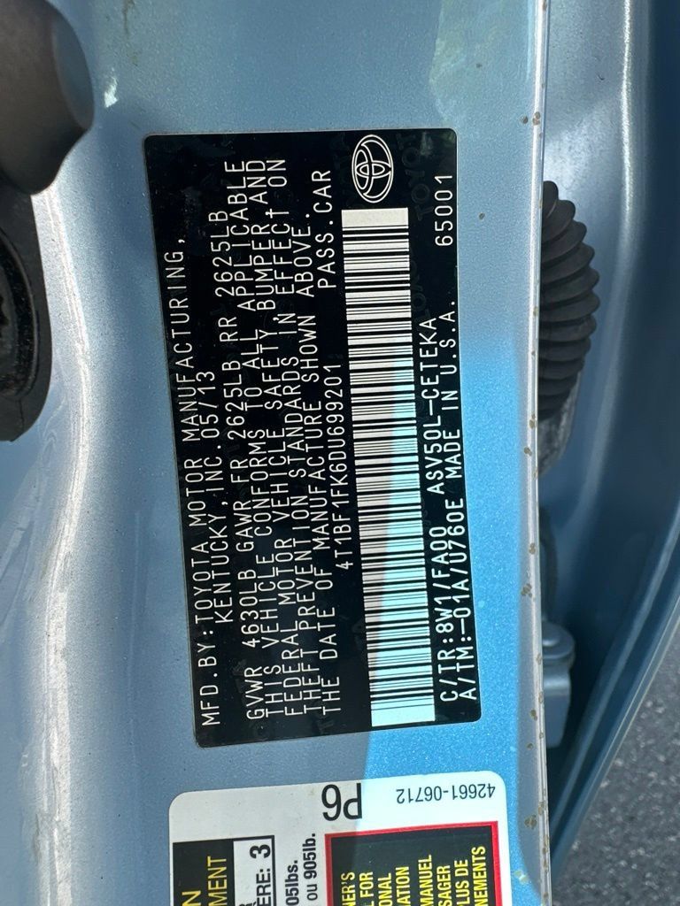 Used 2013 Toyota Camry FWD image 16