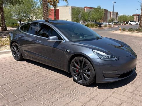 Used 2020 Tesla Model 3 Performance AWD/4WD image 1