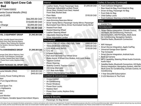 Used 2022 RAM 1500 Sport w/ Rebel Level 2 Equipment Group AWD/4WD image 3