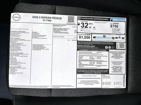 New 2026 Nissan Rogue SV image 21