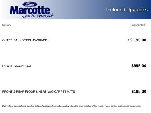 New 2026 Ford Bronco Sport Outer Banks w/ Outer Banks Tech Package+ AWD/4WD image 3