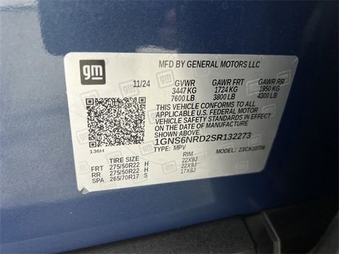 Used 2025 Chevrolet Tahoe LT w/ Sun And Tow Package image 35