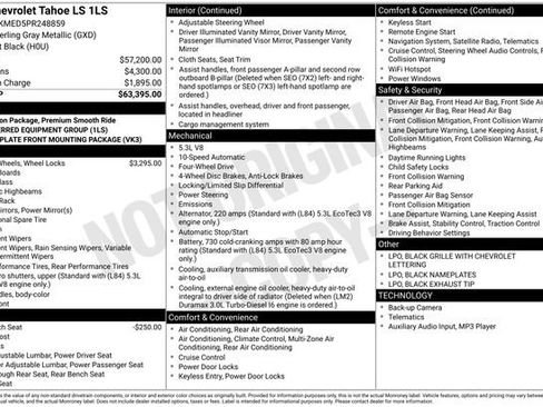 Used 2023 Chevrolet Tahoe LS AWD/4WD image 11