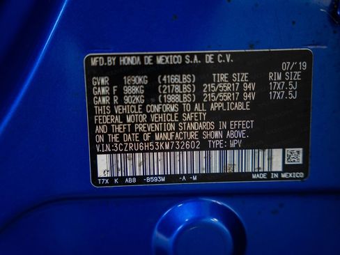 Used 2019 Honda HR-V EX image 42