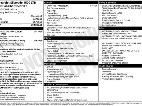 Used 2022 Chevrolet Silverado 1500 LTZ AWD/4WD image 4