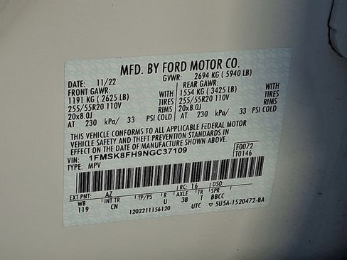 Certified 2022 Ford Explorer Limited w/ Limited Technology Package image 28