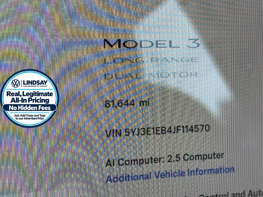 Used 2018 Tesla Model 3 Long Range AWD/4WD image 27
