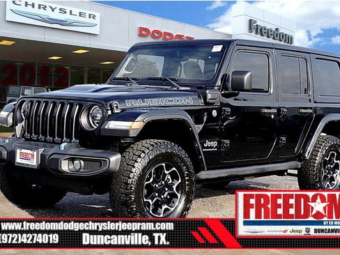 Used 2023 Jeep Wrangler Unlimited Rubicon 4xe w/ Cold Weather Group image 1