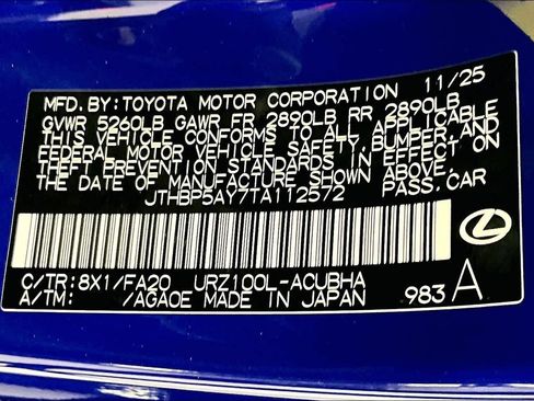 New 2026 Lexus LC 500 Coupe w/ Performance Package image 24