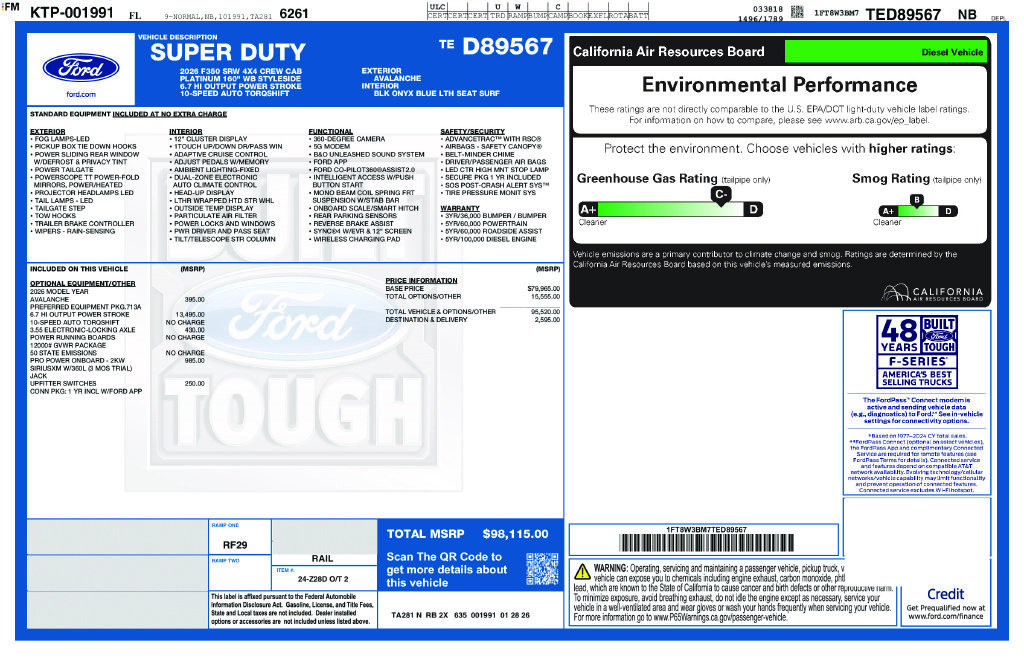 New 2026 Ford F350 Platinum AWD/4WD image 10