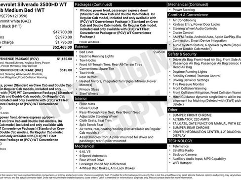 Certified 2022 Chevrolet Silverado 3500 W/T w/ WT Convenience Package AWD/4WD image 4