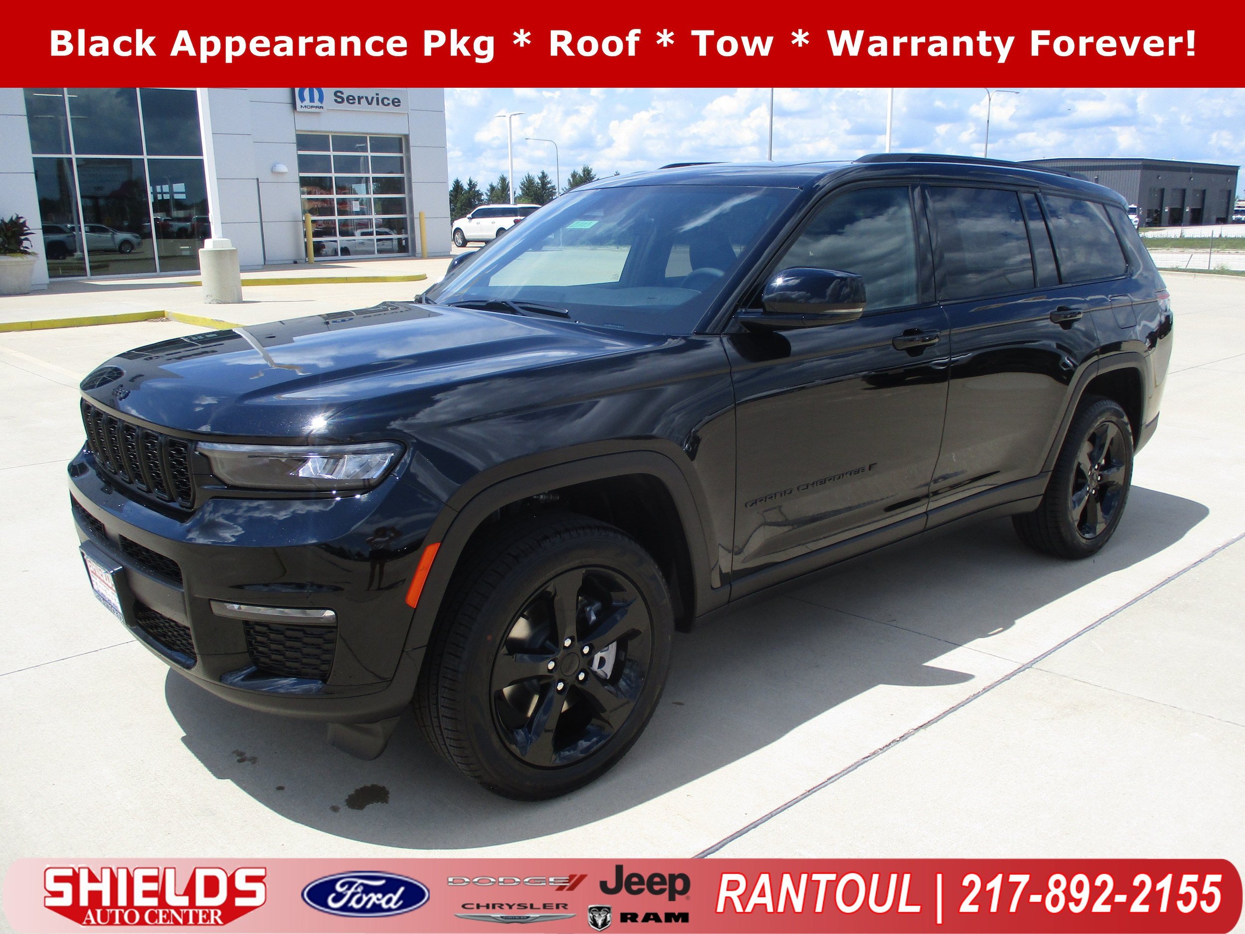 Used 2025 Jeep Grand Cherokee L Limited w/ Black Appearance Package AWD/4WD image 1