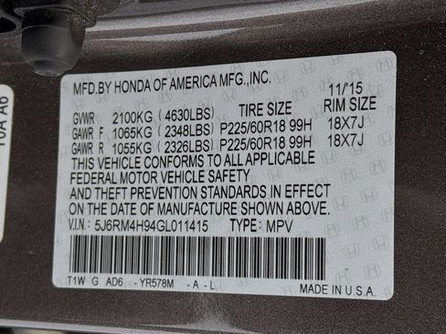 Used 2016 Honda CR-V Touring image 32