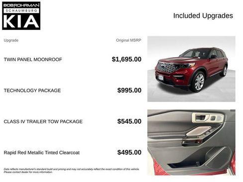 Used 2022 Ford Explorer Platinum w/ Technology Package AWD/4WD image 4