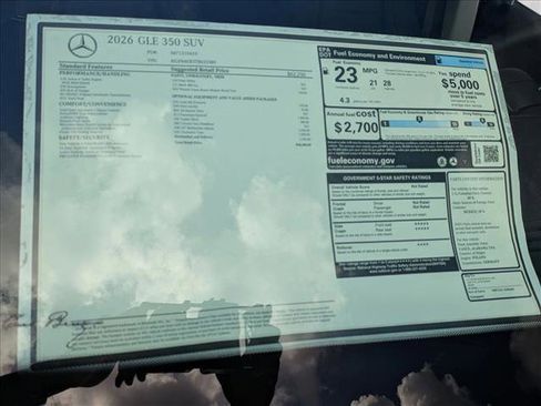 New 2026 Mercedes-Benz GLE 350 GLE 350 image 16