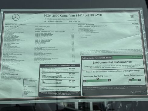 New 2026 Mercedes-Benz Sprinter 2500 image 12